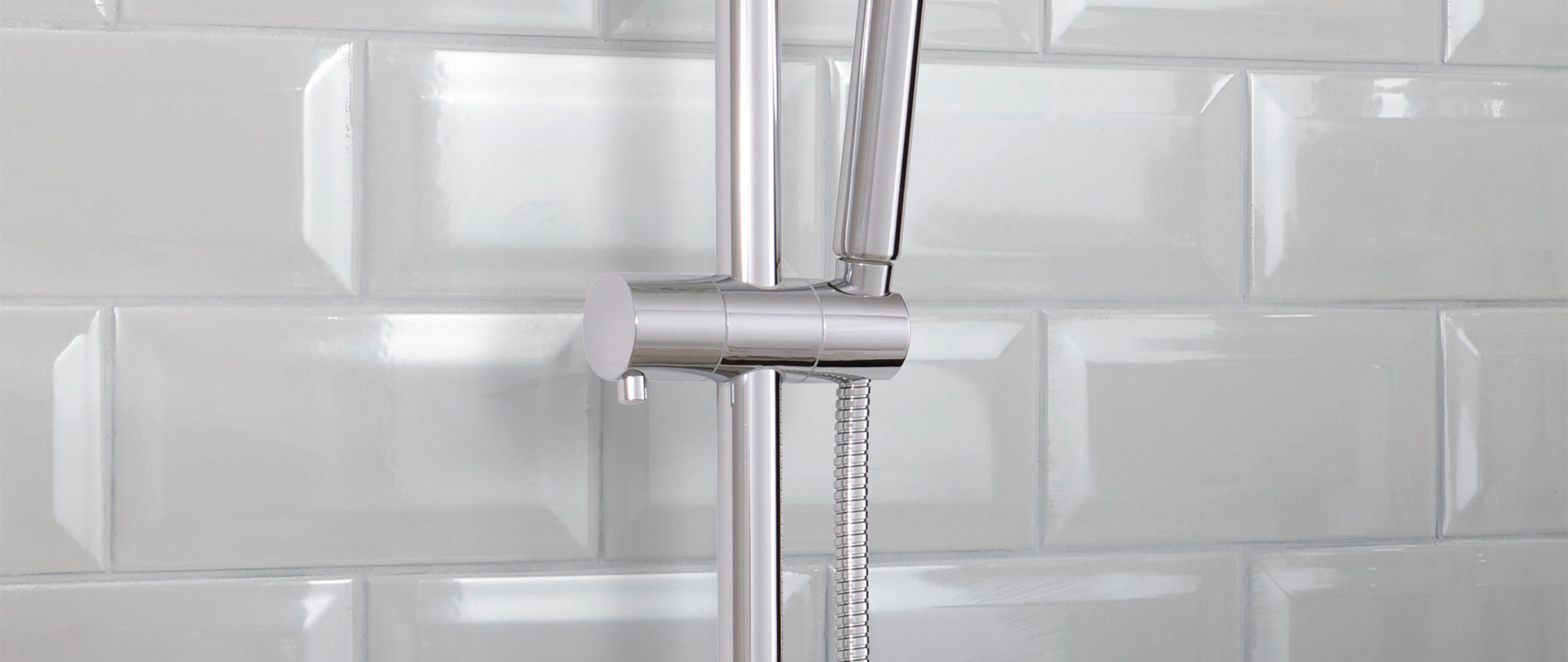 Rails de douche complet