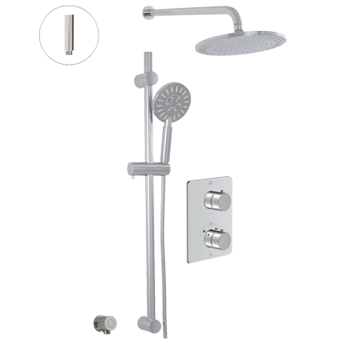 Système de douche thermostatique VIA DANTE – 2 fonctions