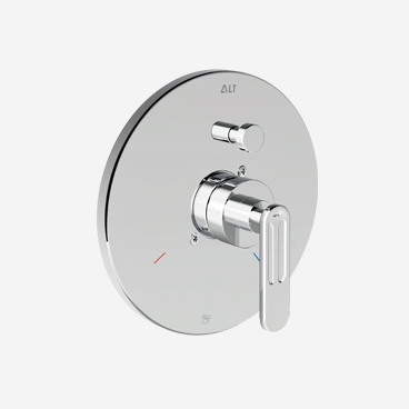 Trim set for pressure balance valve with diverter Trim set for pressure balance valve with diverter