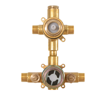 Valve à pression équilibrée Uniplex avec déviateur – Raccordement NPT/soudé