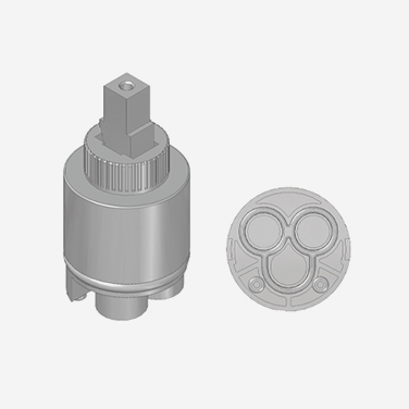 Cartridge for single-hole and wallmount lavatory faucets Cartridge for single-hole and wallmount lavatory faucets