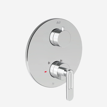 Trim set for Uniplex pressure balance valve – 2-way diverter Trim set for Uniplex pressure balance valve – 2-way diverter