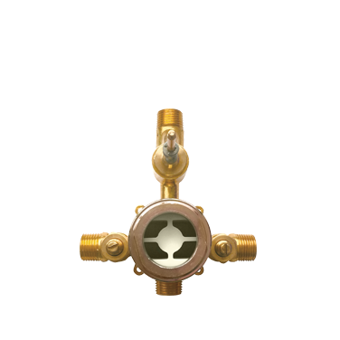 Valve à pression équilibrée avec déviateur – Raccordement NPT/sweat